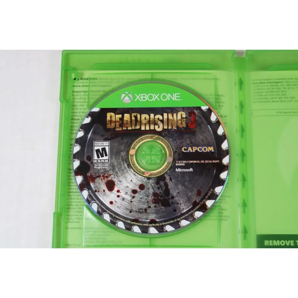 Dead Rising 3 (Microsoft Xbox One, 2013) Authentic, tested/works
